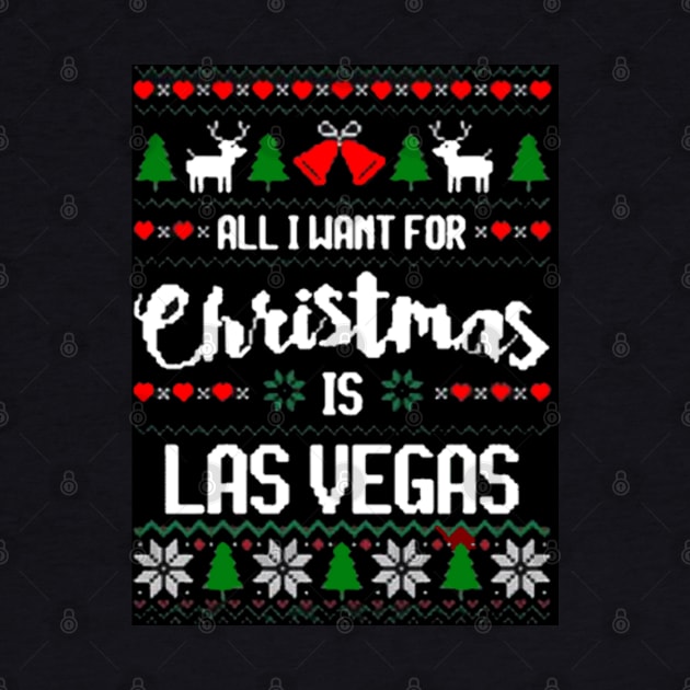 Las Vegas Christmas Jumper by Black Country Vlogger